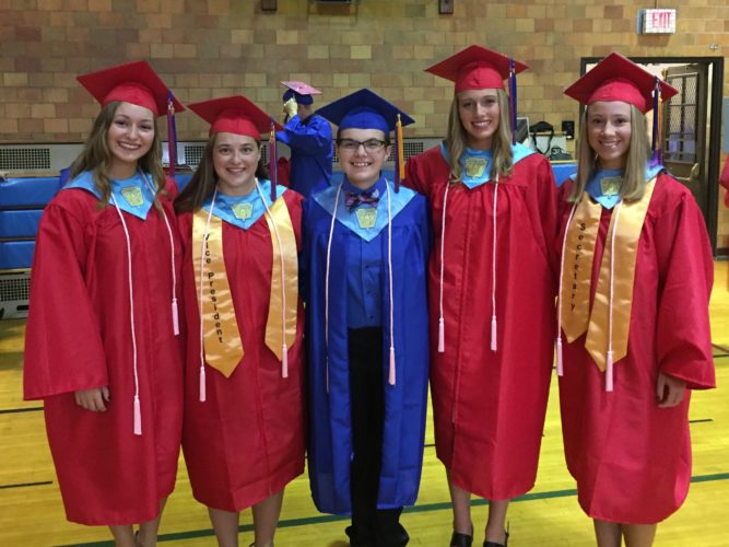 Cassadaga Valley High School Seniors Receive Graduation Honor Cord For